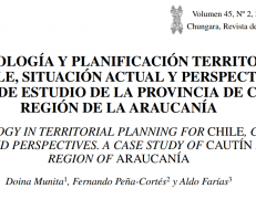 Arqueología y planificación territorial en Chile, situación actual y perspectivas. El caso de estudio de la provincia de Cautín, región de La Araucanía.