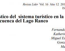 Diagnóstico del sistema turístico en la cuenca del Lago Ranco.