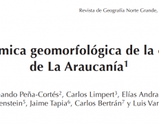 Dinámica geomorfológica de la costa de La Araucanía