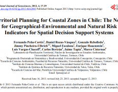 Territorial Planning for Coastal Zones in Chile: The Need for Geographical-Environmental and Natural Risk Indicators for Spatial Decision Support Systems.
