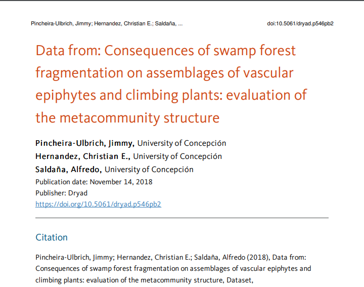 Data from: Consequences of swamp forest fragmentation on assemblages of vascular epiphytes and climbing plants: evaluation of the metacommunity structure