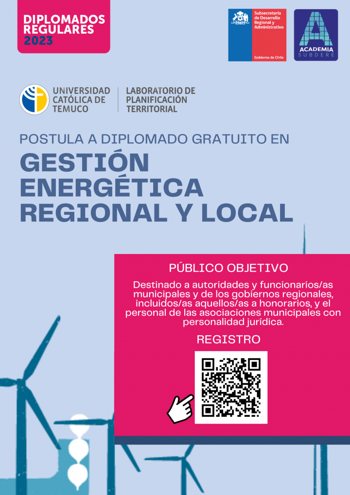 Postulaciónal Diplomado en Gestión Energética regional y Local